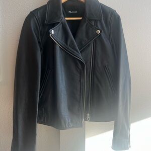 Faux leather Madewell jacket